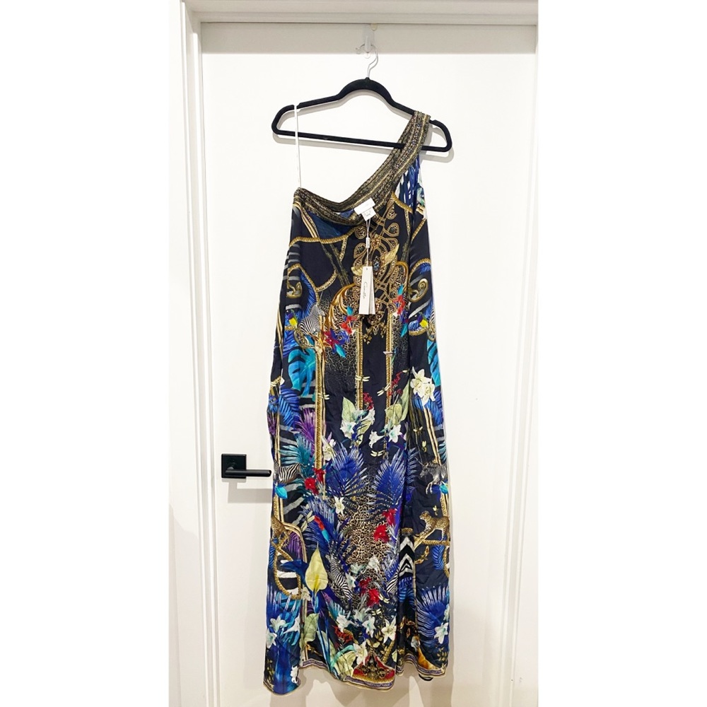 Camilla Black Multicolor One-Shoulder Maxi Dress - Picture 5 of 6